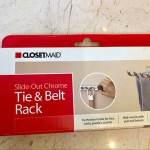 BRAND NEW Tie & belt rack